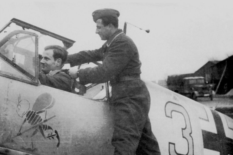 Герхард Баркхорн bf109g6 модель