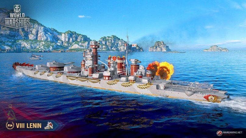 Линкор Ленин World of Warships