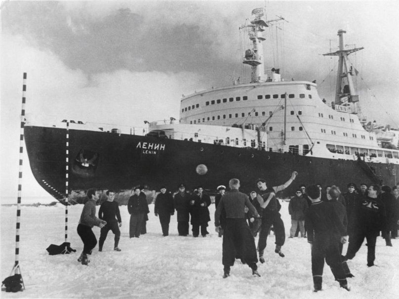 Атомный ледокол Ленин 1959