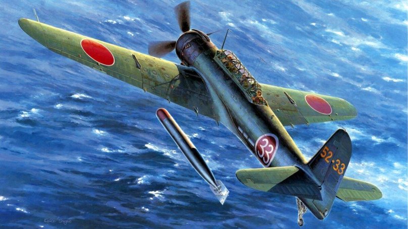 Самолет Nakajima b6n Tenzan
