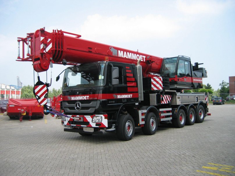 Автокран Mercedes-Benz sk 3544 k 8x6 v8 auto-Kran Faun HK 50 T