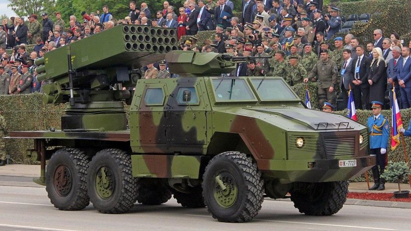 РСЗО вс Сербии