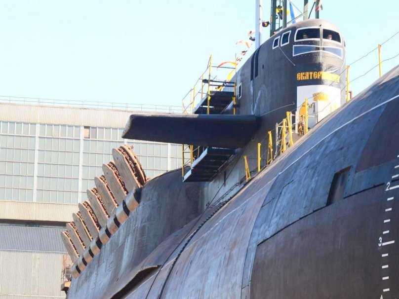 Russian nuclear Powered Ballistic Missile Submarine (NATO Delta IV class)