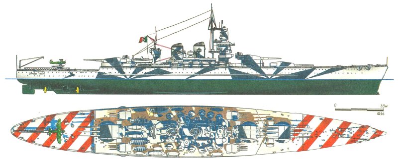 Vittorio Veneto итальянский линкор
