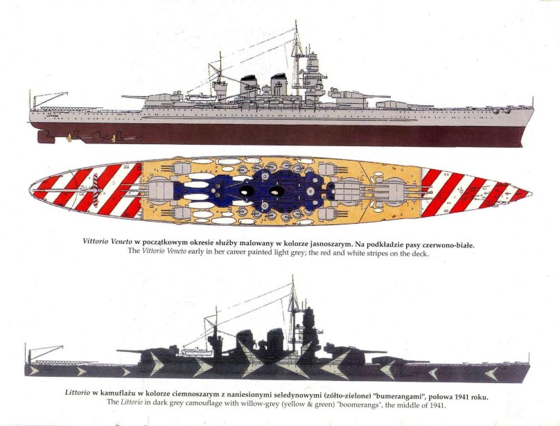 Итальянский линкор Литторио (Littorio)