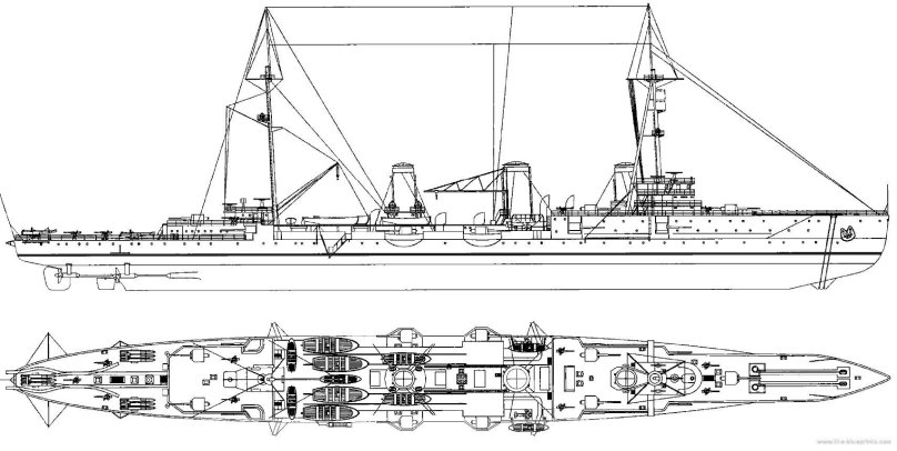 Крейсер Светлана 1904 чертежи