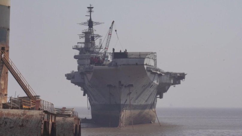 Авианосец Гермес Фолкленды