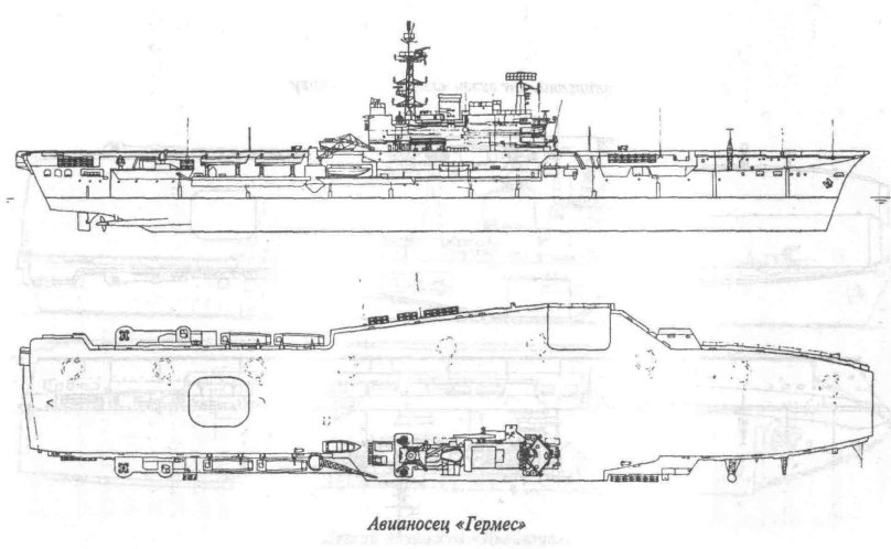 Авианосец Гермес вторая мировая