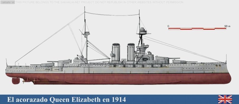 Линейный корабль куин Элизабет