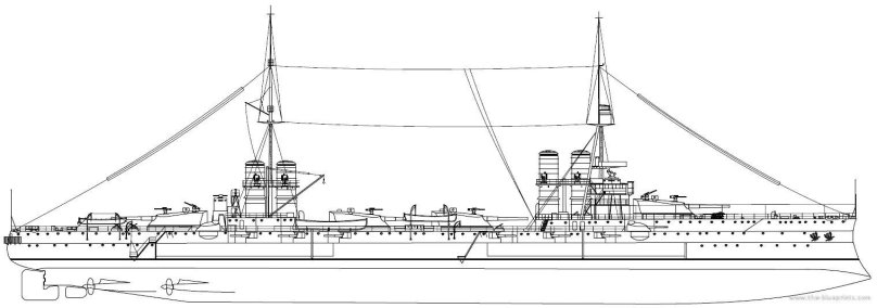 Линкор Данте Алигьери чертежи