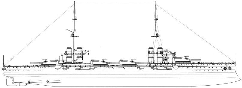 RN Dante Alighieri линкор