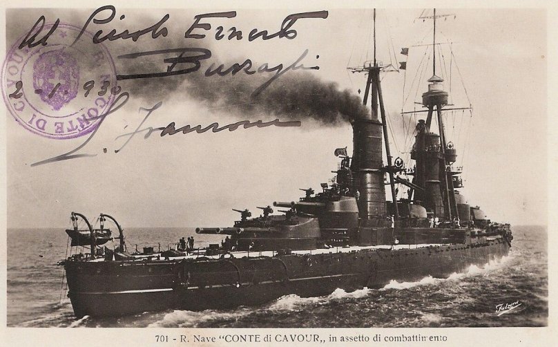 Итальянский линкор Конте ди Кавур