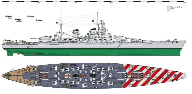 Итальянский линкор Литторио (Littorio)
