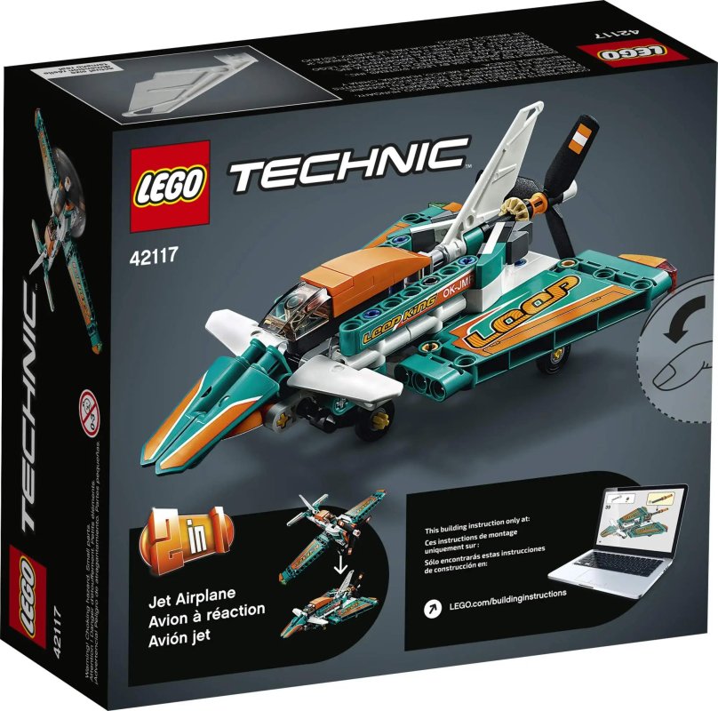 LEGO Technic гоночный самолёт 42117