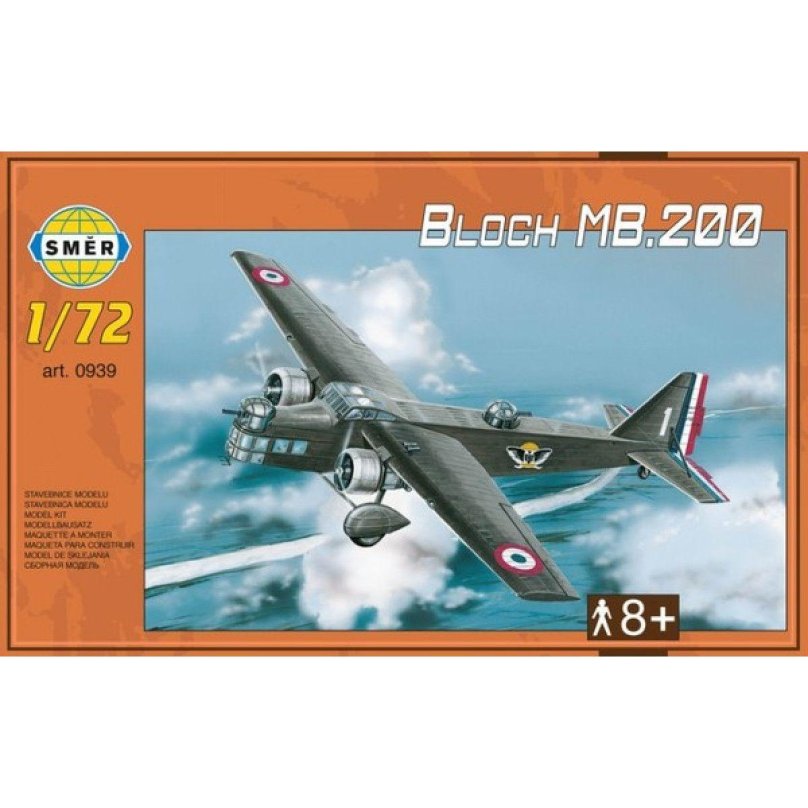 Бомбардировщик Bloch MB.200 модель