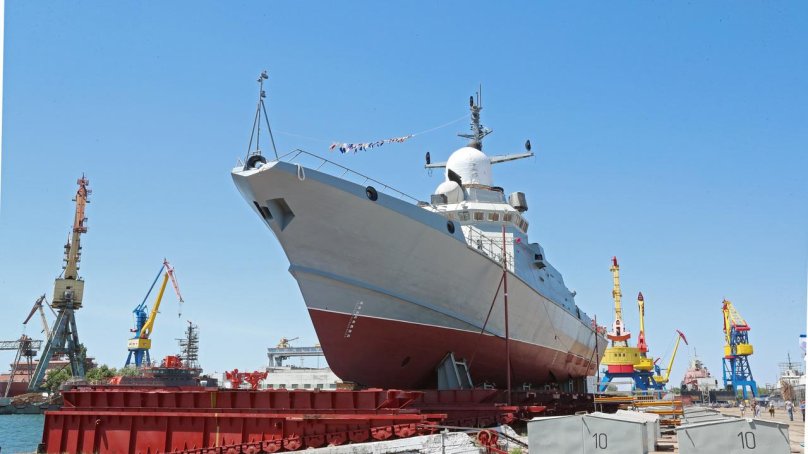 Судостроительный завод залив Керчь