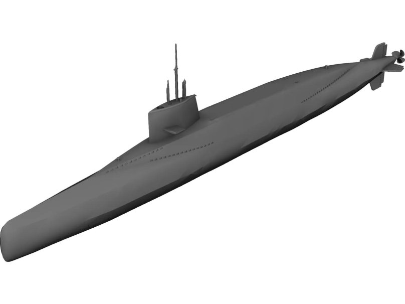 Подводная лодка 3д