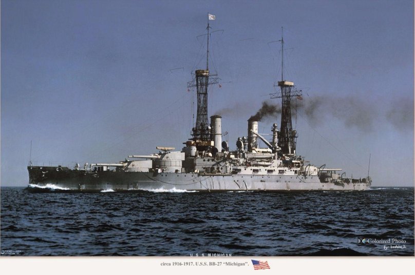 USS Michigan BB-27
