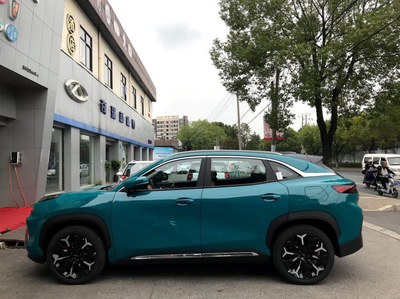 Chery eq5 бирюзовый