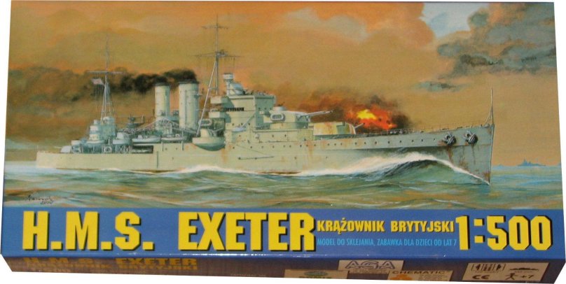 Крейсер Эксетер модель