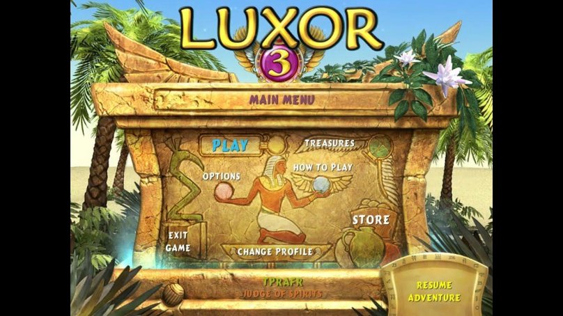 Игры Египетская Зума Луксор