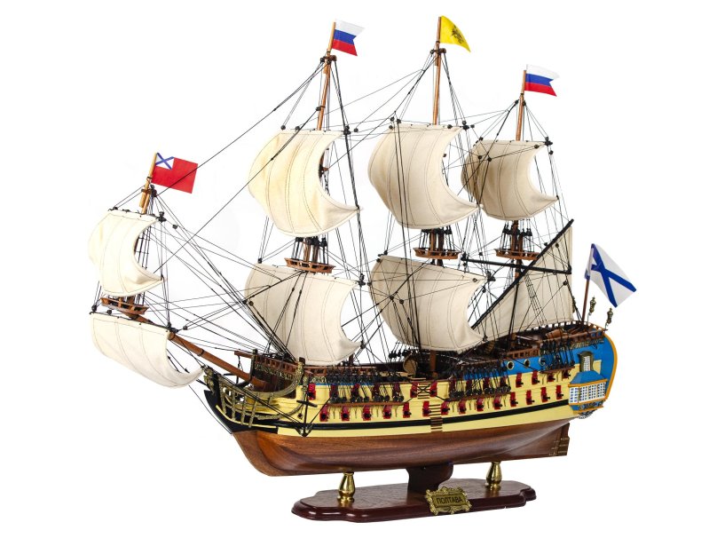 Линкор Полтава 1712 модель