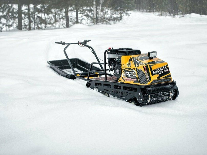Снегоход Шермакс с удлиненной гусянкой