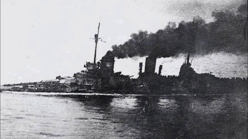 Крейсер Зейдлиц после Ютландского сражения