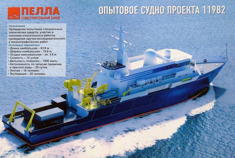 Корабль Ладога проект 11982