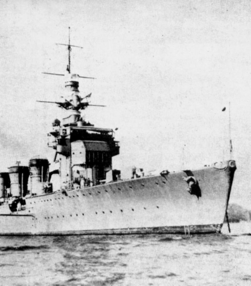 Японский легкий крейсер «Китаками»