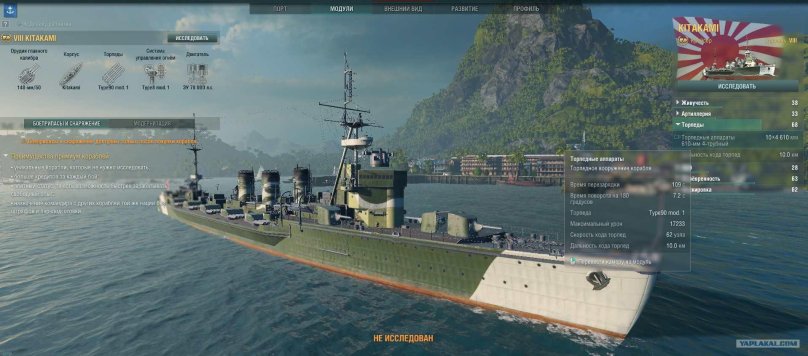 Китаками эсминец