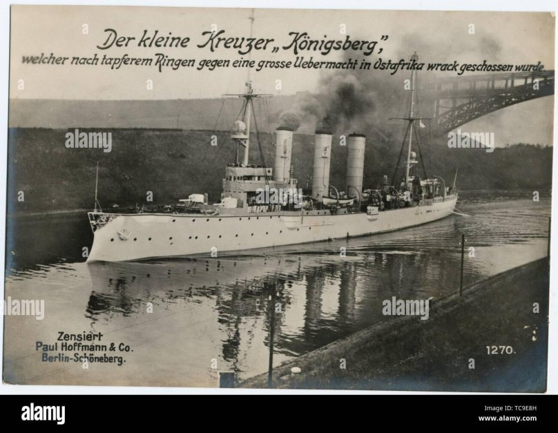 Крейсер Кенигсберг 1914