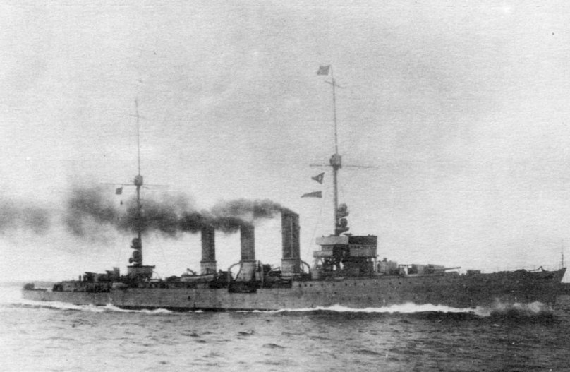Легкий крейсер Кенигсберг 1914