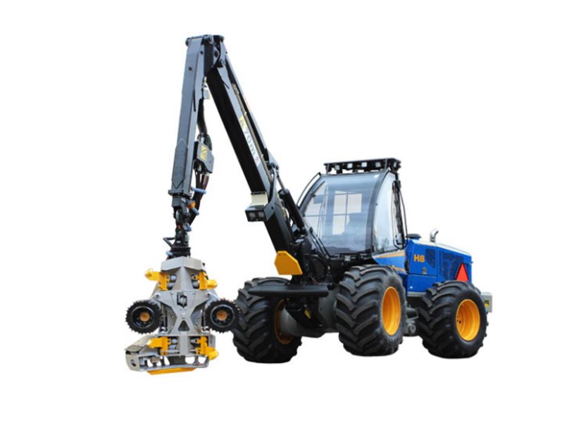 Харвестер на белом фоне