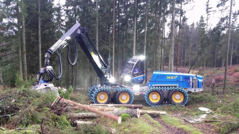 Rottne харвестер h-14b