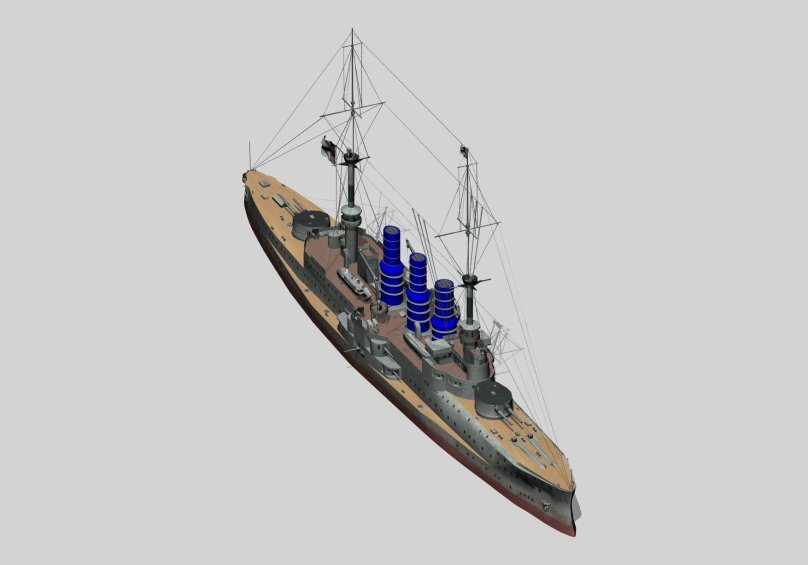 Броненосный крейсер Кайзер Карл