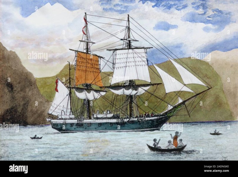 Чарльз Дарвин корабль Бигль