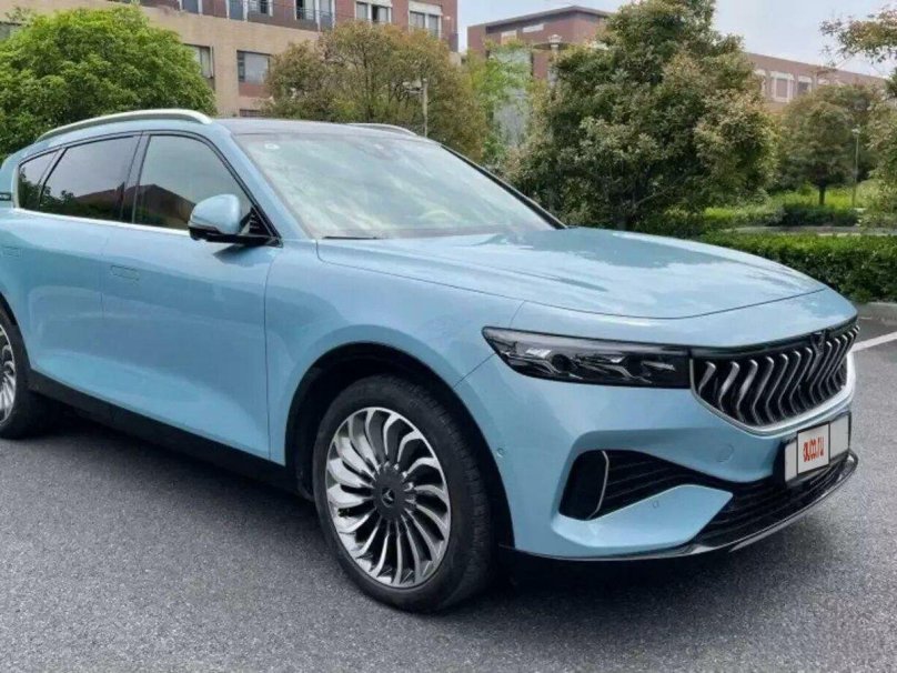 Авто цвет voyah free lt2 Sea Blue