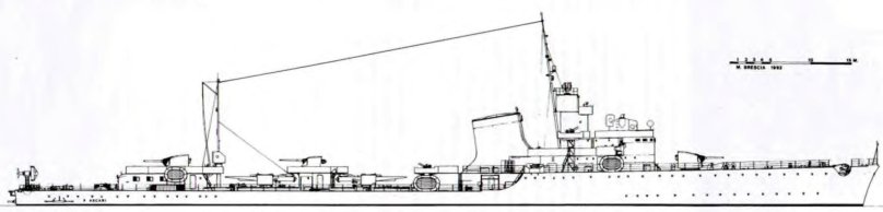 Эсминец типа Гиринг чертежи