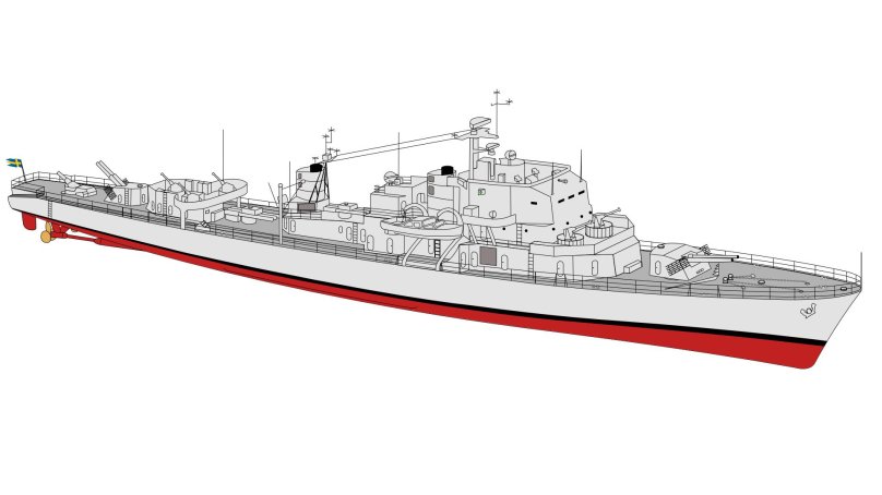 Эсминец Ostergotland