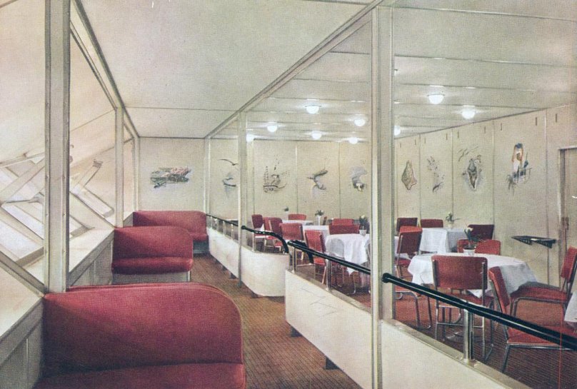 Дирижабль Гинденбург внутри