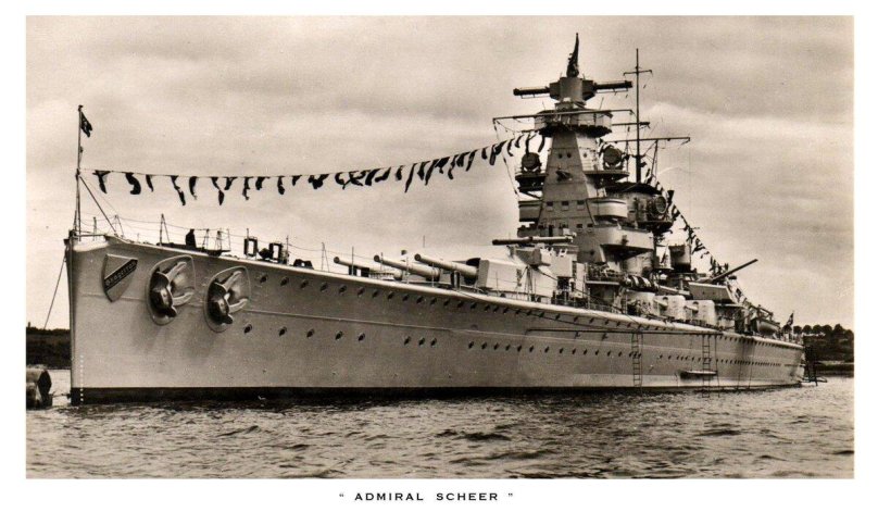 Немецкий линкор Адмирал Шеер