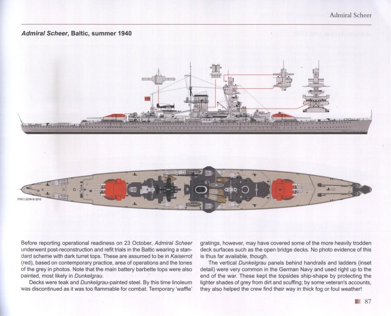 Немецкий крейсер Адмирал Шеер
