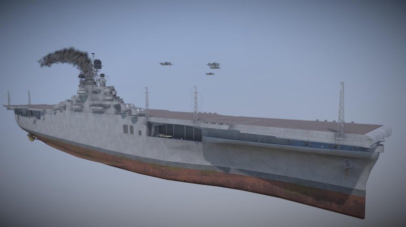 Авианосец Синано модель