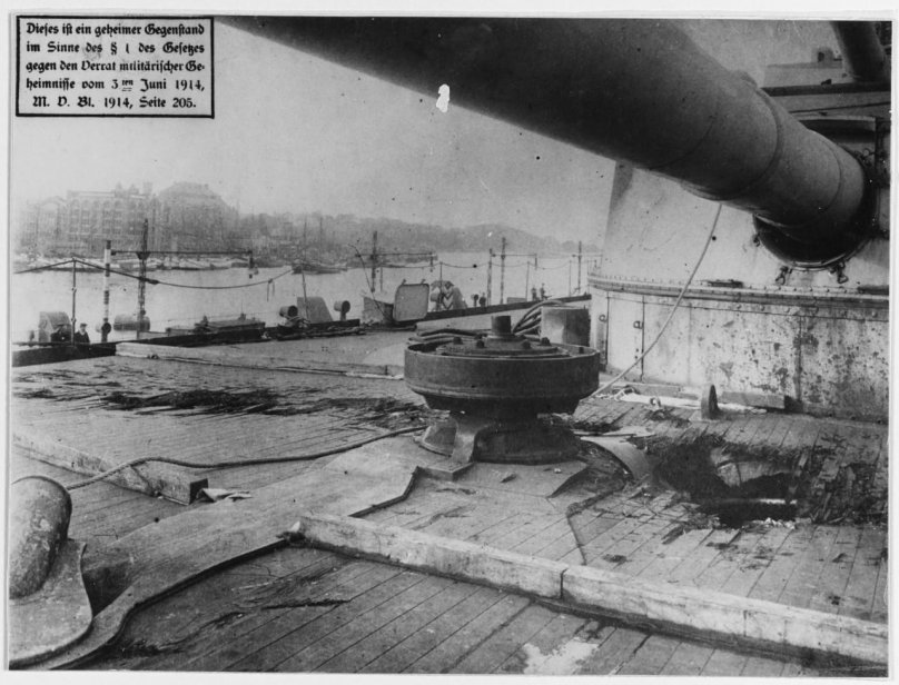 Крейсер Зейдлиц после Ютландского сражения