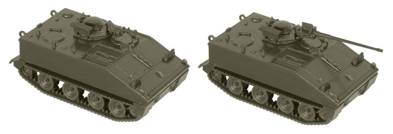 Сборная модель бронетранспортер m114 a1 e1