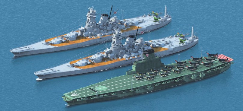 Линкор Ямато и Мусаси