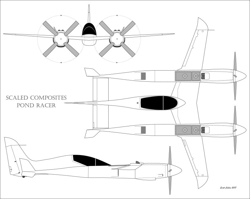 Чертежи самолетов Берта Рутана