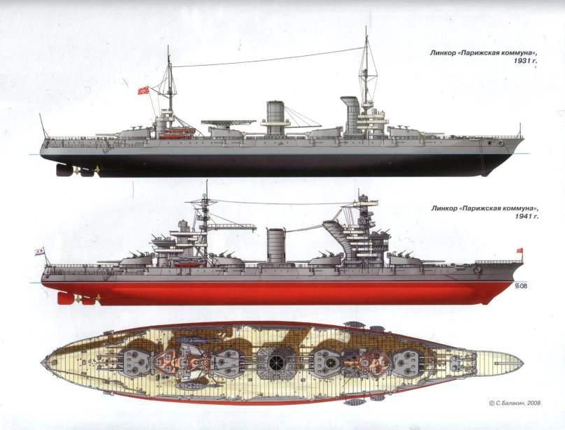 Линкоры Марат и Октябрьская революция