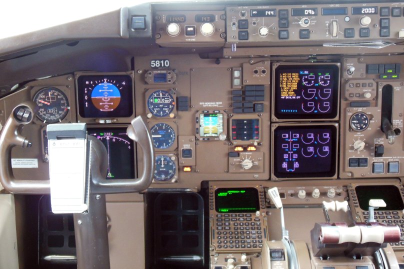 Boeing 757 кабина